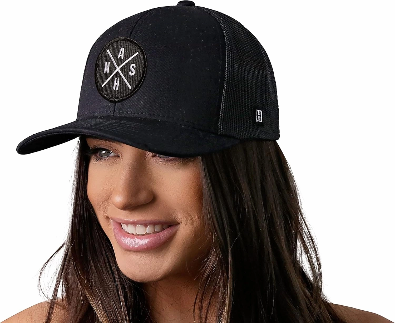 HAKA State City Trucker Hat for Men & Women, Adjustable Baseball Hat, Mesh Snapback, Sturdy Outdoor Black Golf Hat
