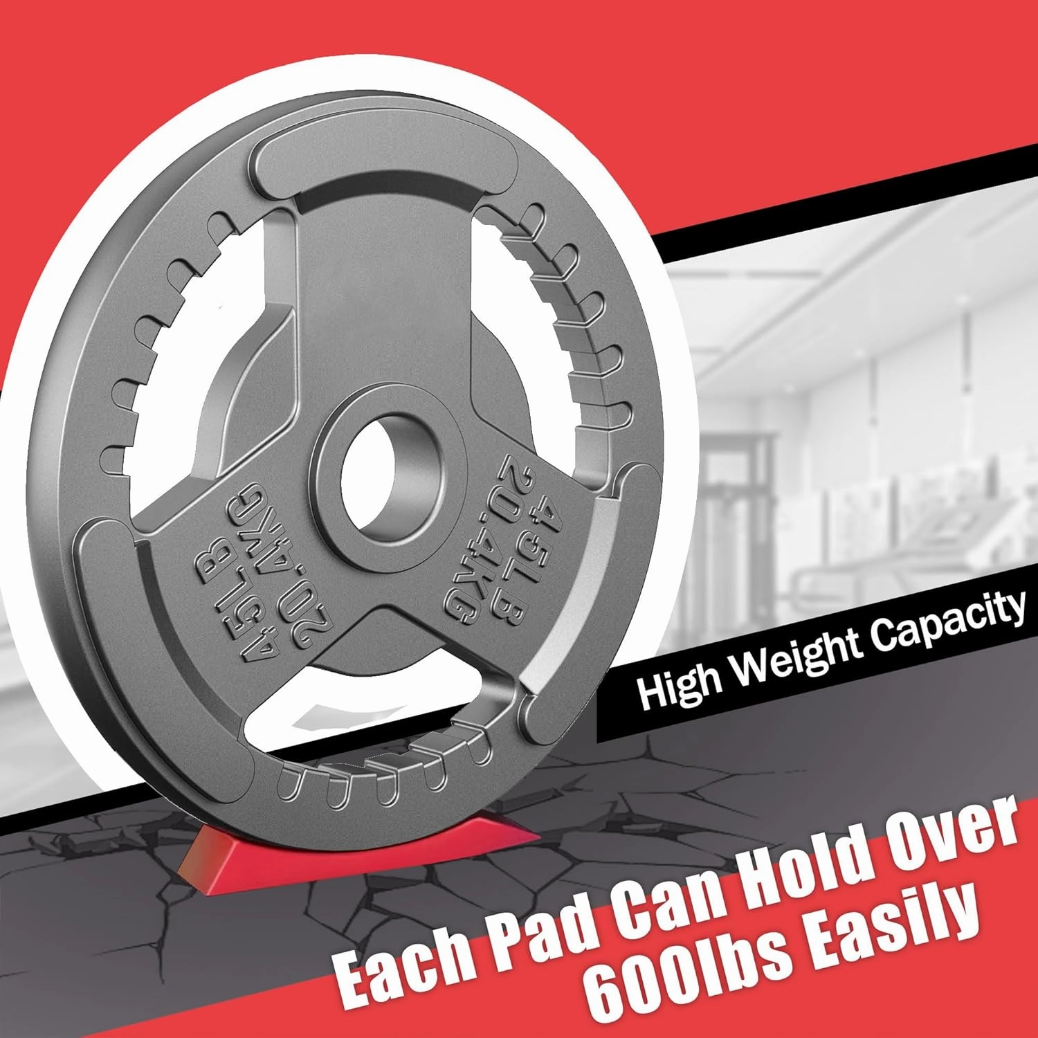 HarderWill Deadlift Jack Alternative (1 Pair) Easy to Load and Unload Weight Plates, Perfect for Deadlift, Crossfit, Powerlifting, Weightlifting, Home Gym for Your Gym Bag