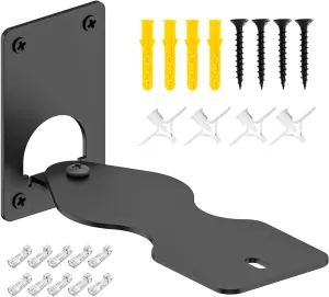 Heavy-Duty Speaker Wall Mount for KEF LSX II Speaker Mount Wall Bracket - Space Saving Wall Speaker Mount for KEF LSX II Wireless HiFi Speaker Bracket with Cable Clips, Black