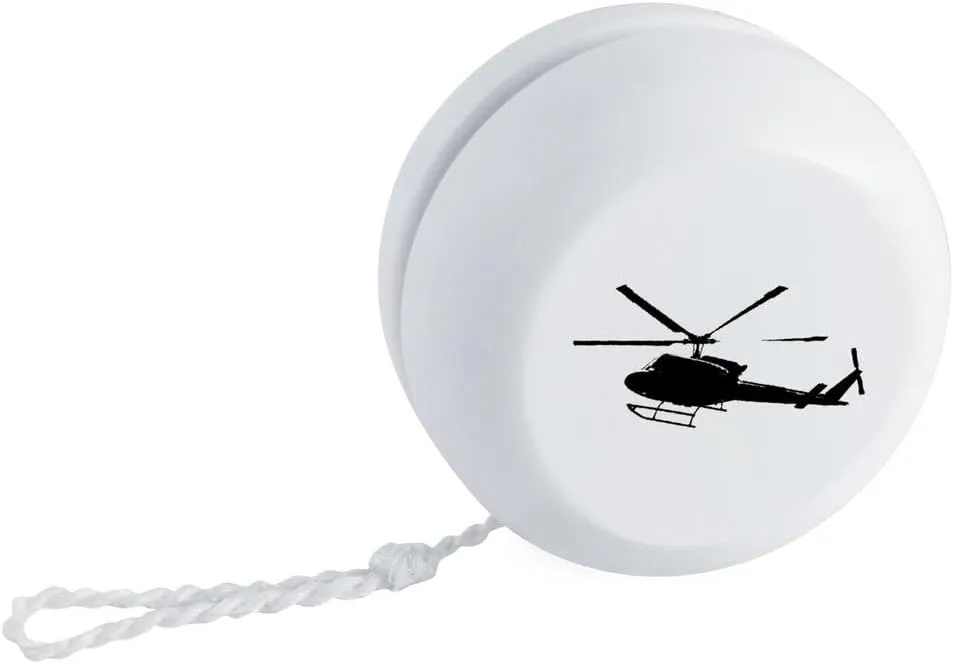'Helicopter Silhouette' Retro Style Yo-Yo (YY00042114)