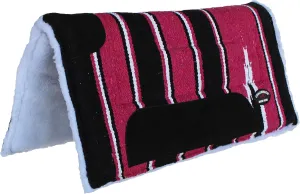 Horse Saddle PAD 22"X22" Cotton Acrylic Wool Felt Fur Rodeo Tack 39162