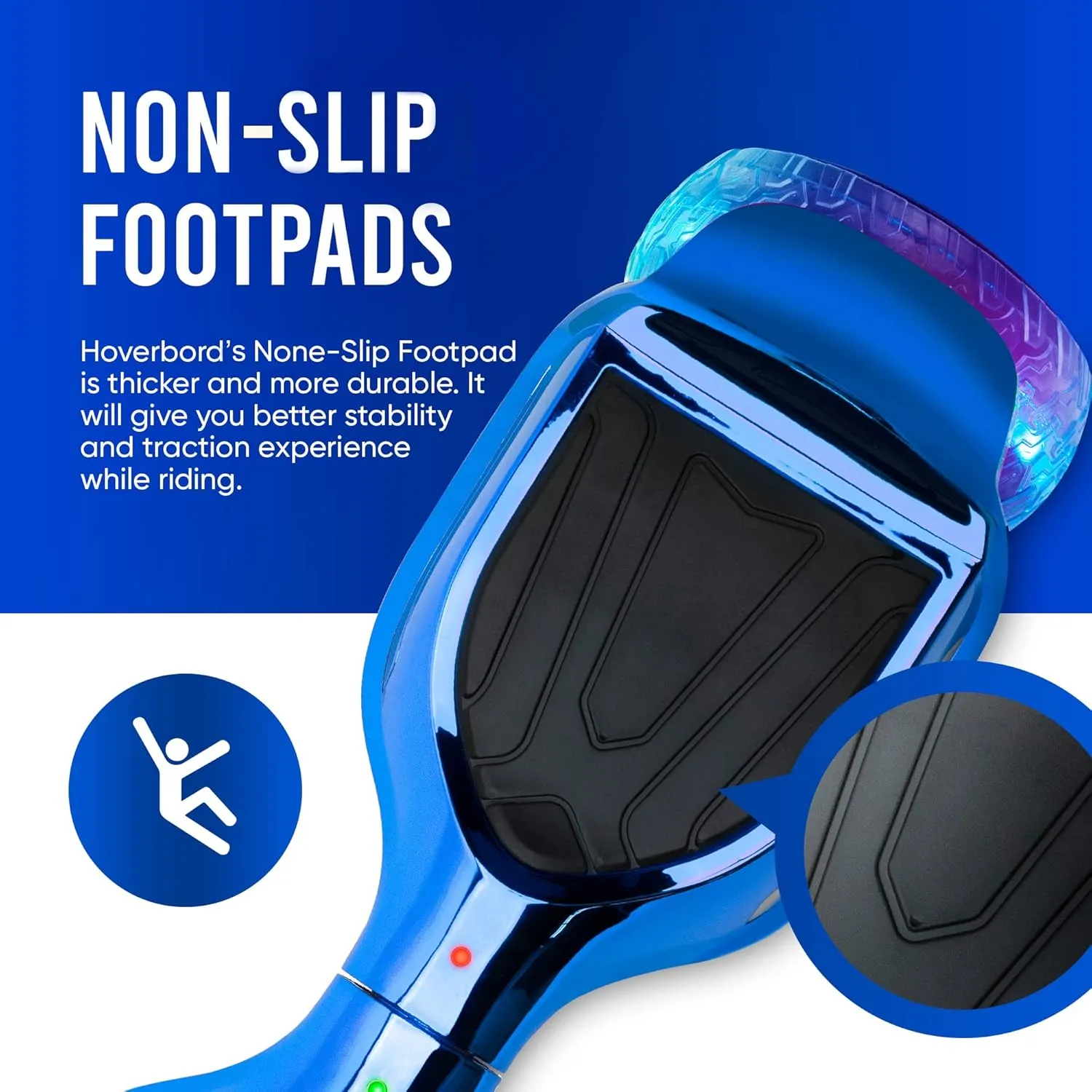 Hoverboard with 6.5" Full Light Up Wheels, Bluetooth Hover Board with Non-slip Footplates, UL2272 Safety Certified