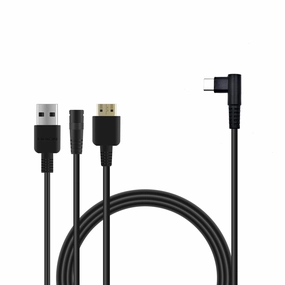 HUION 3-in-1 Cable for KAMVAS Pro 12/13/16 Graphics Drawing Monitor with HDMI, AC and USB Cables Included