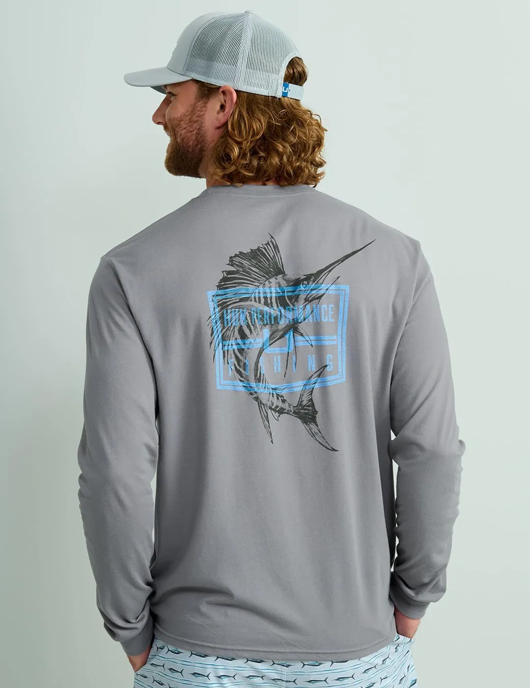 HUK Men's Long Sleeve Performance Tee, Fishing T-Shirt