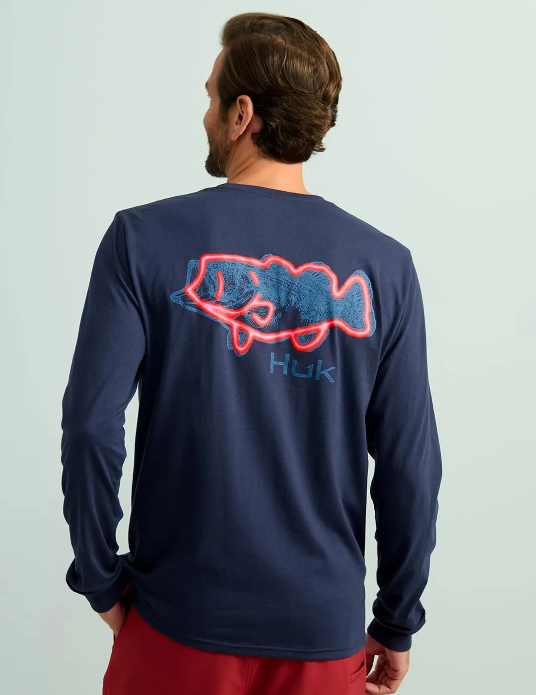 HUK Men's Long Sleeve Performance Tee, Fishing T-Shirt