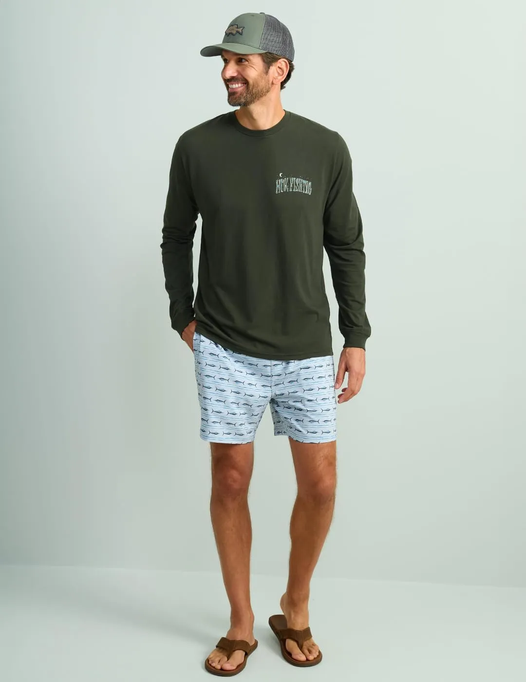 HUK Men's Long Sleeve Performance Tee, Fishing T-Shirt