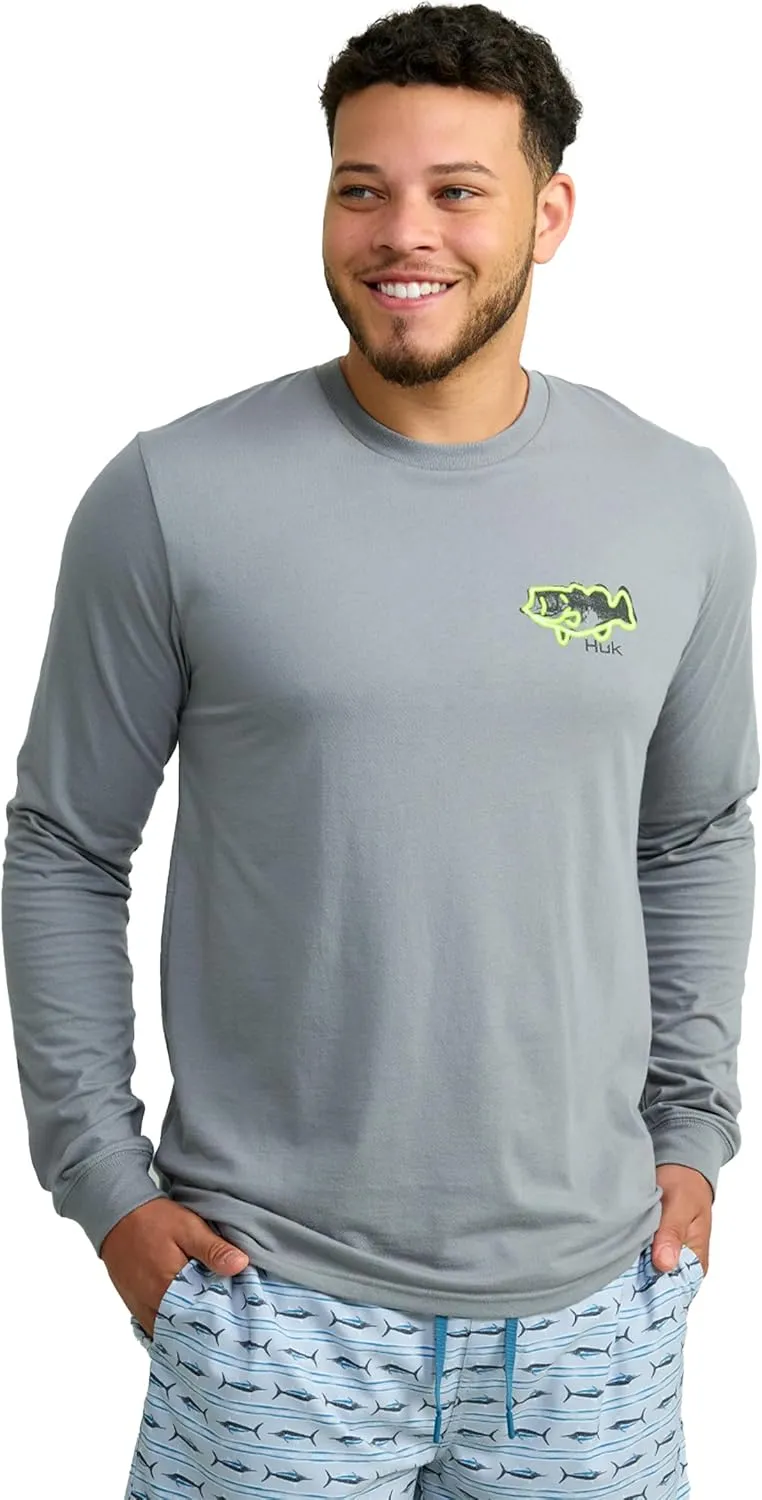 HUK Men's Long Sleeve Performance Tee, Fishing T-Shirt