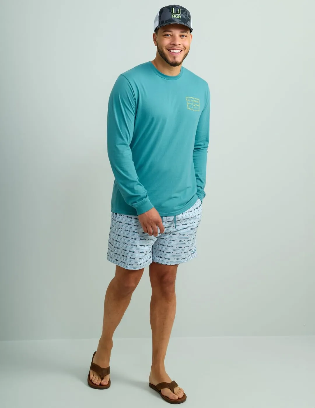 HUK Men's Long Sleeve Performance Tee, Fishing T-Shirt