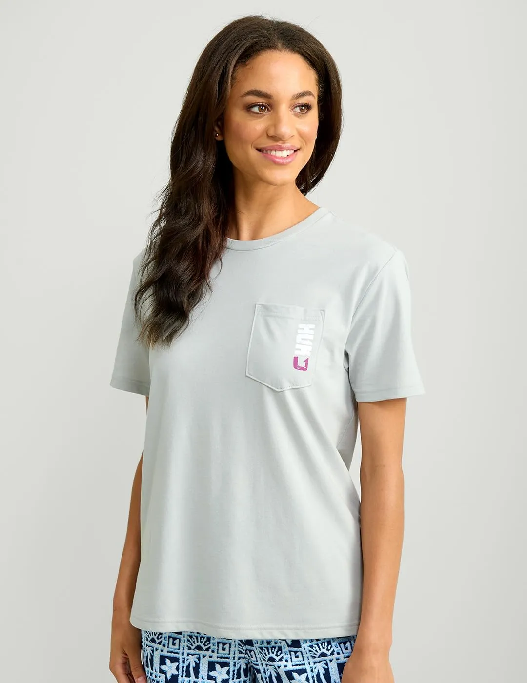 HUK Womens Short Sleeve Performance Tee, Fishing T-Shirt for Women