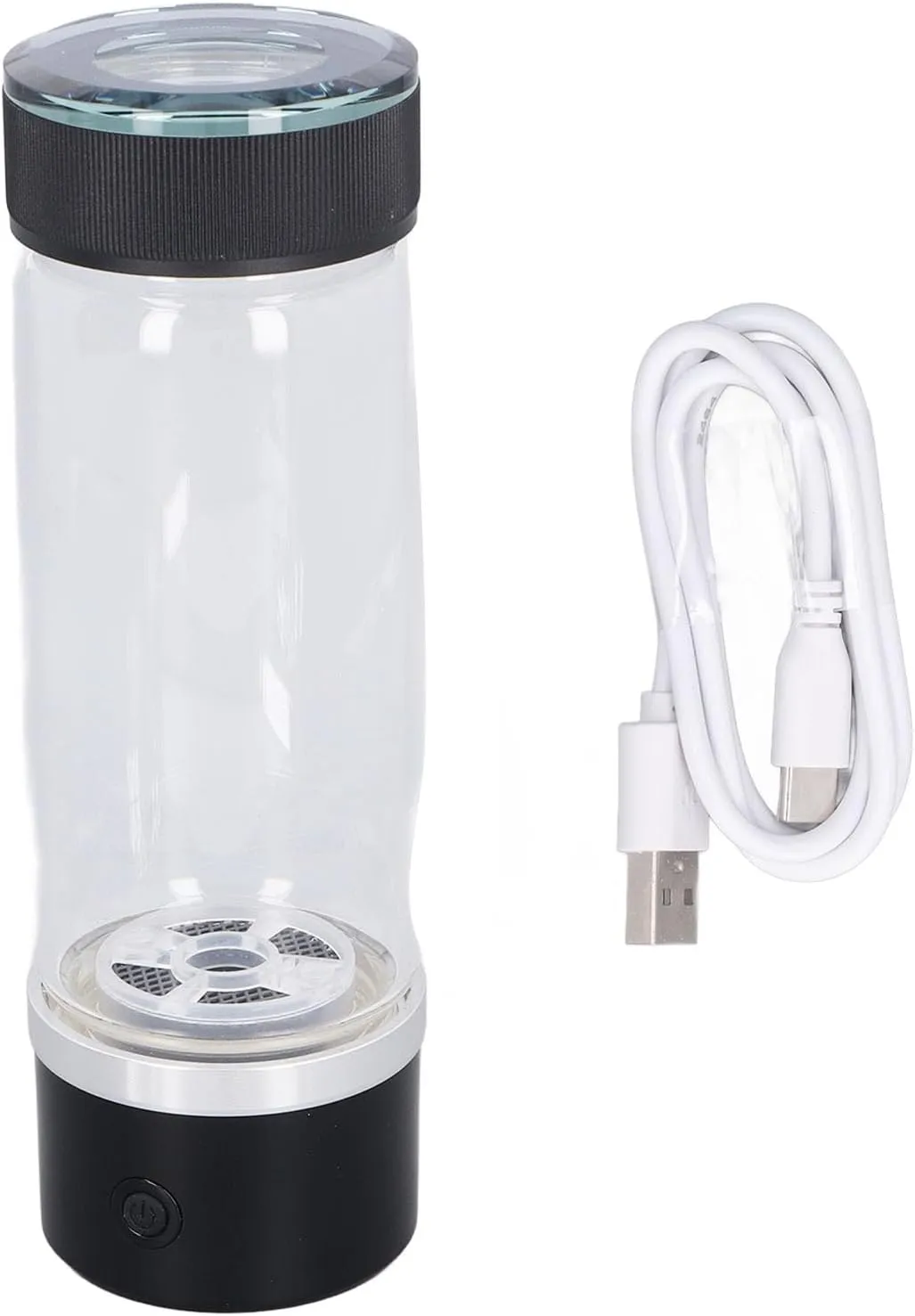 Hydrogen Rich Water Bottle Portable Ionizer Health Cup for Travel 330ml 1200 to 1400PPB
