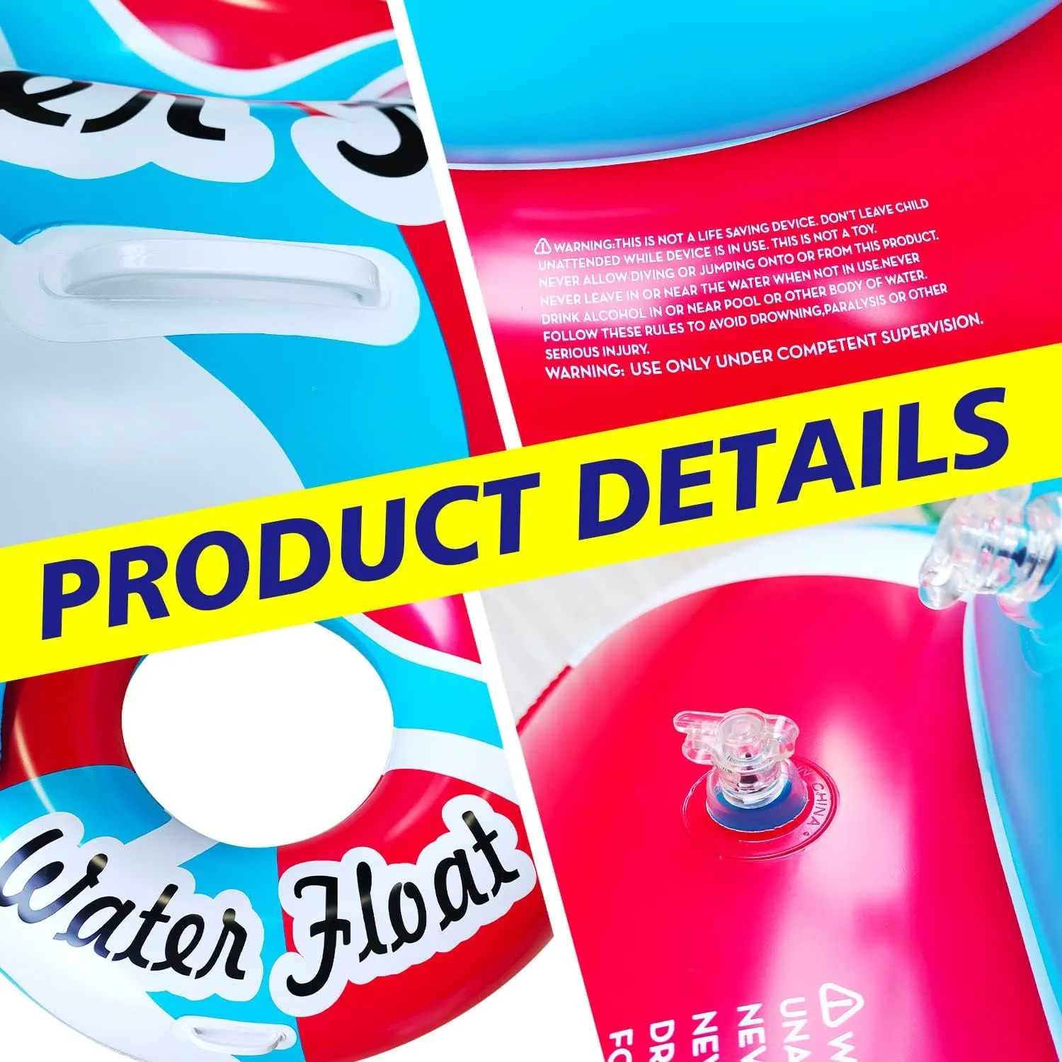 Inflatable Pool Floats Adult Swimming Rings Pool Floaties Accessories Lake Water Floats Beach Air Sofa Inflatable Lounge Chairs Rafts