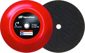 Ingersoll Rand 03H-PAD-HL Sanding and Polishing Pads Mini Polisher Accessories 3" Hook & loop backer pad (fits polisher and RO sander)