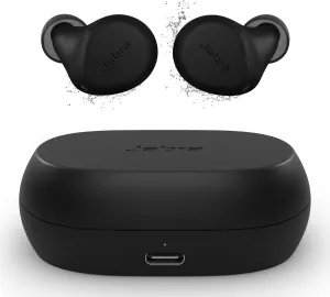 Jabra Elite 7 Active in-Ear Bluetooth Earbuds - True Wireless Sports Ear Buds ShakeGrip for The Ultimate Active fit and Adjustable Active Noise Cancellation - Black