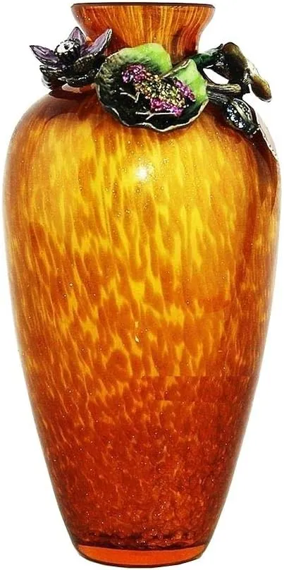 Jay Strongwater LILY PAD MINI VASE