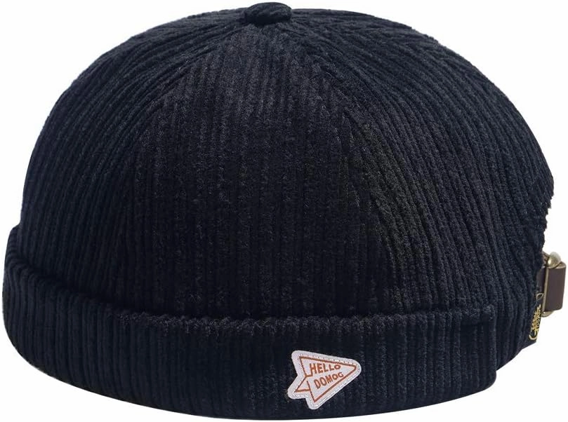 jerague Beanie Hat for Men Women Brimless Cuffed Hat Skullcap Watch Cap Adjustable