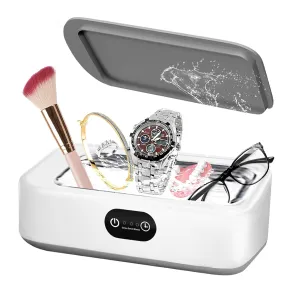 Jewelry Cleaning Ultrasonic Machine with 3 Modes Timer, 40W 22oz (640ml) 49KHz Portable Professional Jewelry Cleaning Ultrasonic Eyeglass Cleaner for Watches, Dentures, Ring, Razor,Makeup Brush