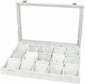 Jewelry Case Jewelry Box Jewelry Organizer 10 Different Designs Clear Glass Lid Velvet Jewelry Organizer Box Jewelry Showcase For Watch Earrings Rings. Jewelry Storage ( Color : G , Size : As shown )