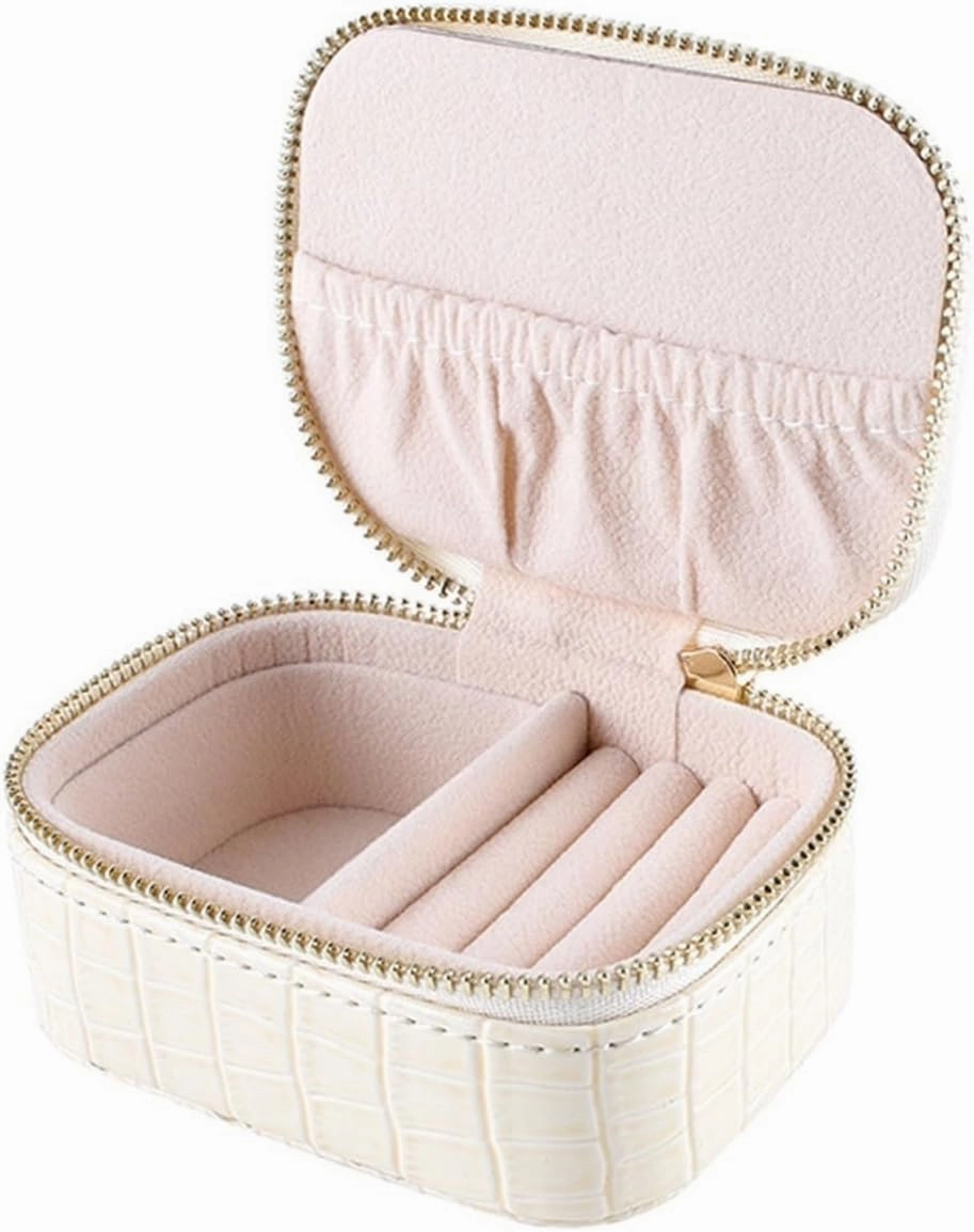 Jewelry Organizer Box Jewelry Jewelry Box Mini Necklace Ring Earring Earring Stud Storage Bag Travel Cosmetic Bag Carrying Case(1)