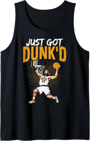JUST GOT DUNK'D Basketball Jesus Tank Top