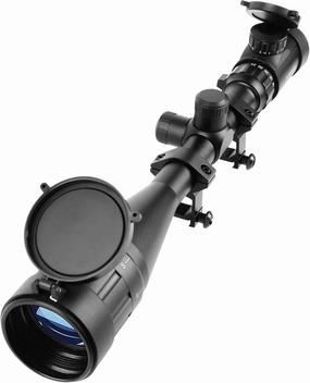 KASENTE Rifle Scopes for Hunting, Long Range Riflescope with 20mm Rail Mount Scope Rings, Airsoft Gun Scope for Hunting