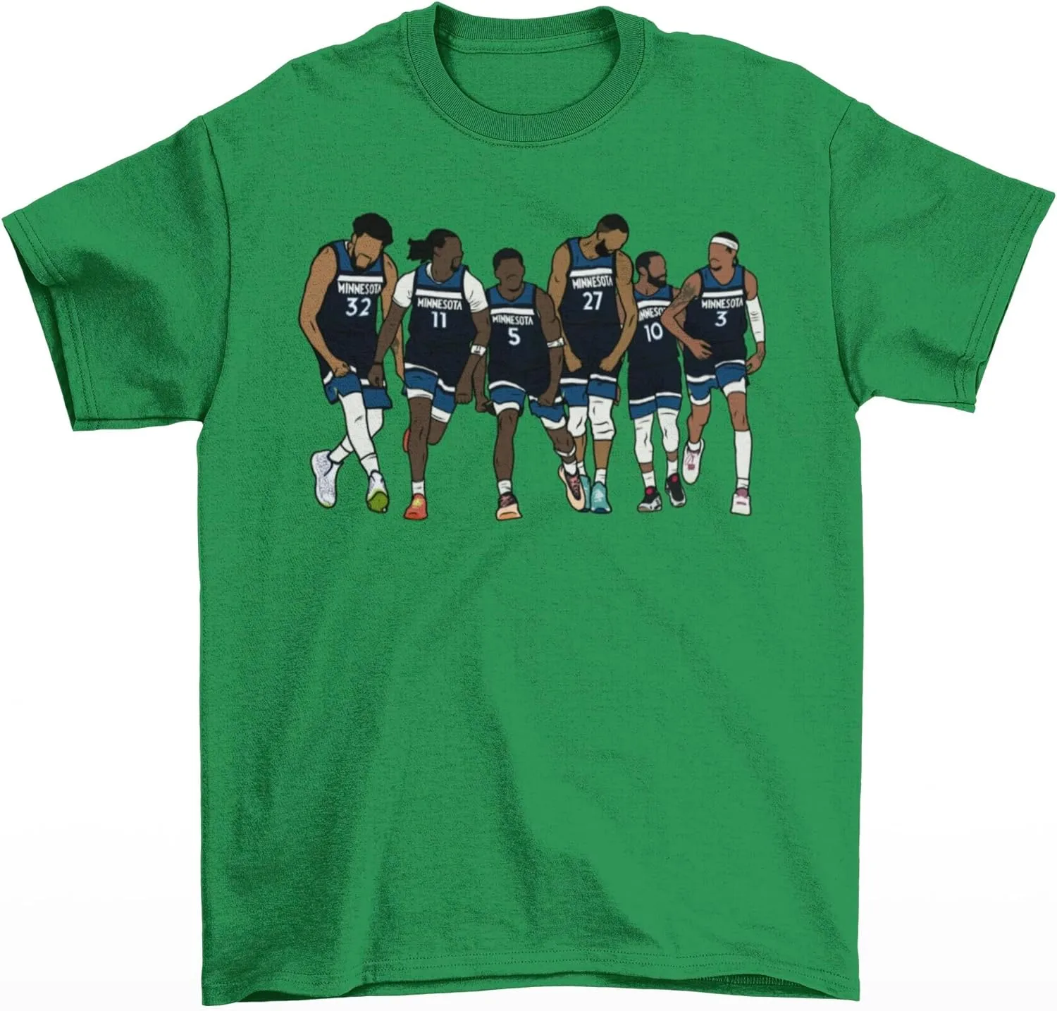 KAT, Naz, Ant, Rudy, Conley & McDaniels Minnesota Basketball T-Shirt