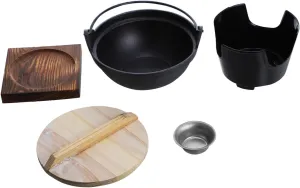 KESYOO 1set Multifunctional Cast Pot Stove Base for Outdoor Cooking Stewing Chicken and Making Porridge Lightweight Non-stick Design for Camping and Picnics
