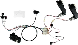 Kids Ride On Car 12V DIY Modified Harness Complete Set of Remote Control Circuit Borad Wires Switch Gearbox with Motors, Children Electric Ride On Car Accessories