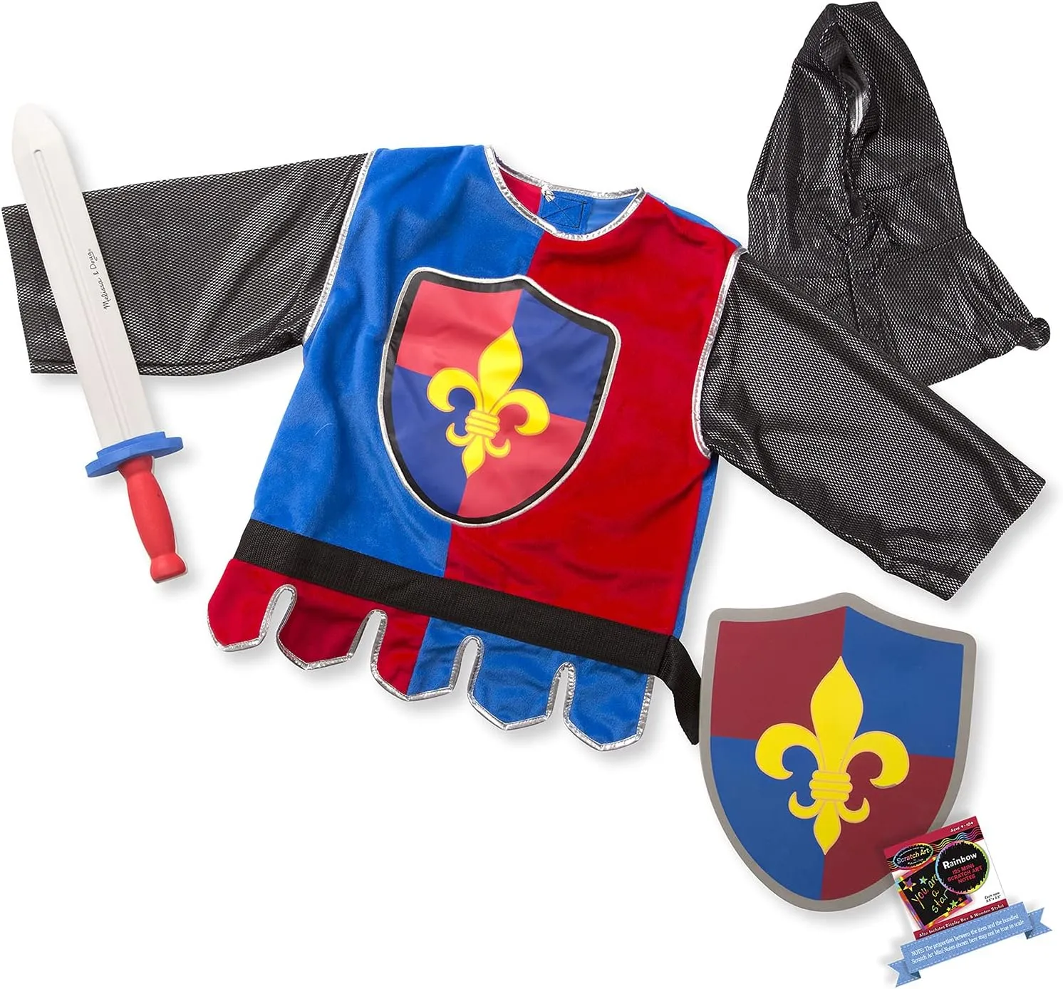 Knight: Role Play Set Bundle with 1 Theme Compatible M&D Scratch A r t Mini-Pad (04849)