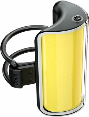 Knog Mid Cobber Bike Light - USB Rechargeable Bike Headlight and Tail Light Set, 330° Visibility, 320/170 Lumens, IP67 Waterproof, 8 Light Modes & App Customization