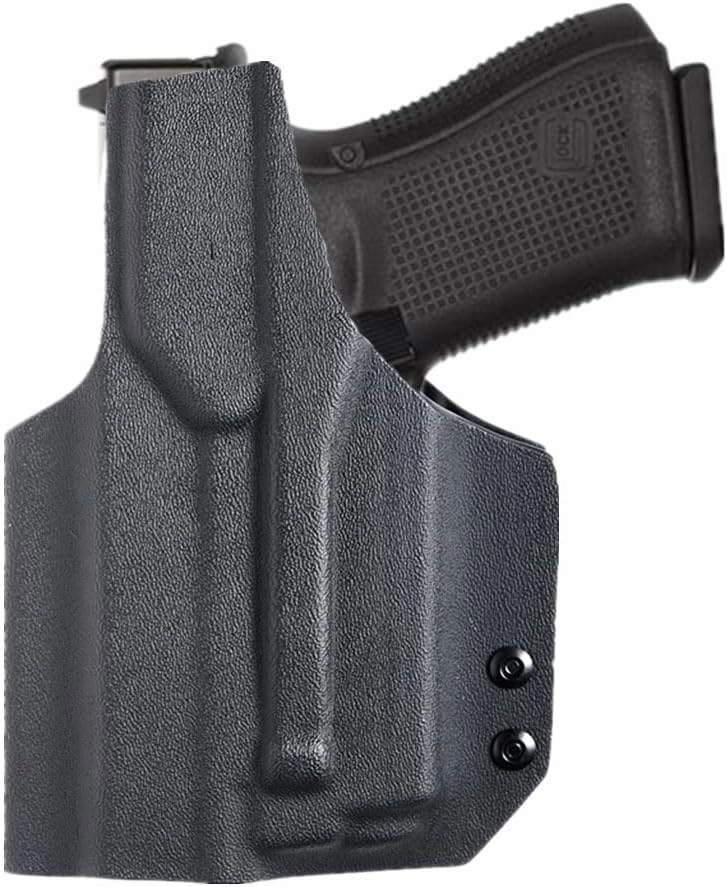 Kydex IWB Holster for Glock 17, 19, 45, Taurus G2C, G3C, G3, w/Olight Baldr S, Baldr Mini Tactical Flashlight, Concealed Carry