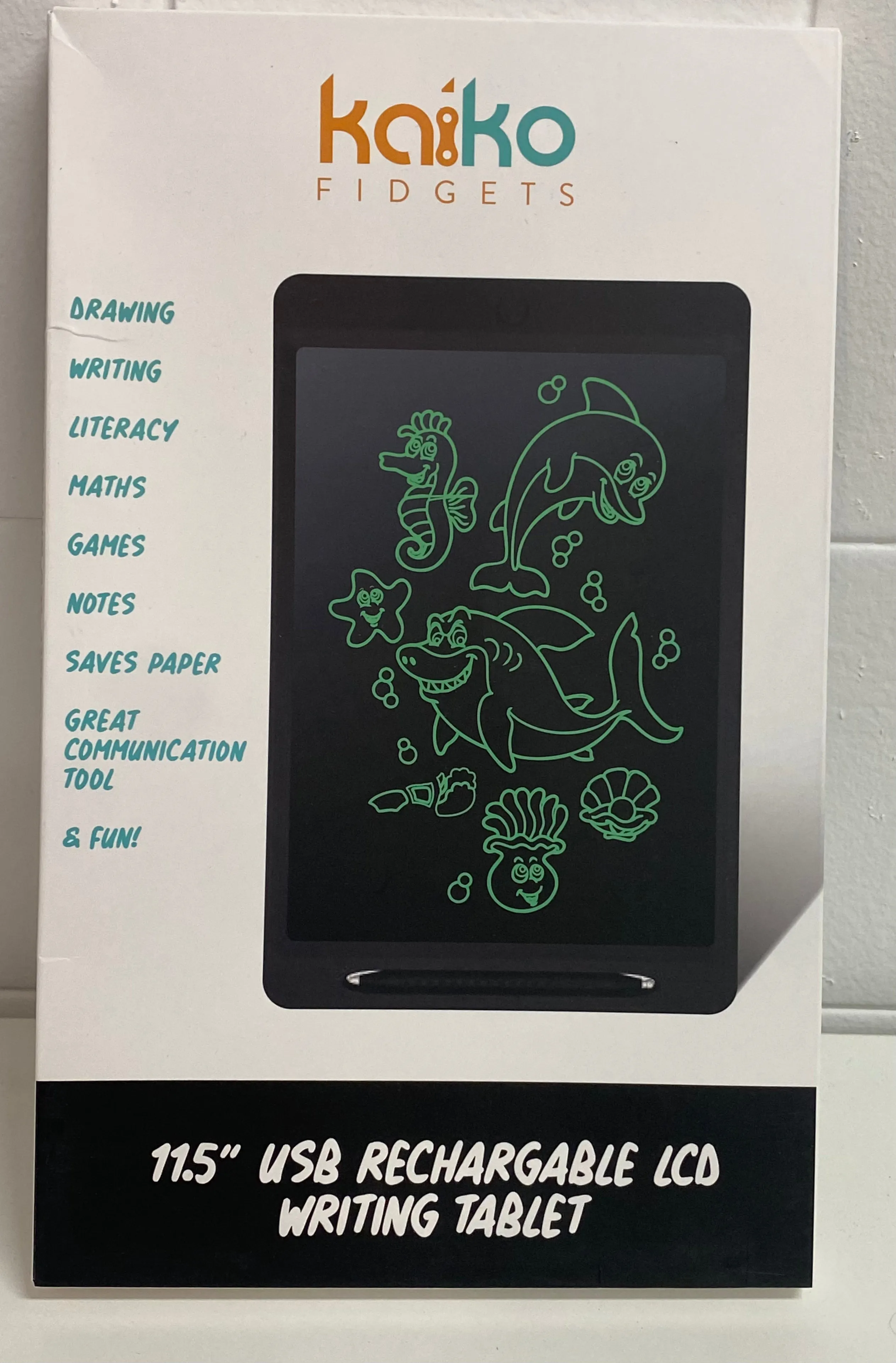 LCD Writing Tablet 11.5" - USB Rechargeable