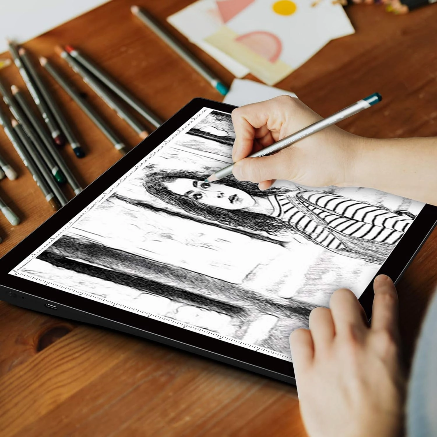 LED Light Pad, ELICE A4 Wireless Battery Powered Light Pad Artcraft Tracing Pad Light Box Dimmable Brightness Rechargeable Light Board for Artists Drawing Sketching Animation Stencilling X-ray Viewing