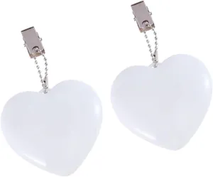 ledmomo 2 Pcs Heart Night Light Reading Light Purse Lamps Handbag Lights Practical Light Multipurpose Lights Night Lights Led Light