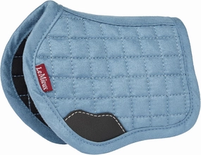 LeMieux Toy Pony Saddle Pad for Toy Pony - Soft Suede & Cotton Lining - Suitable for Ages 3 Years   - Gift for Kids - Ice Blue