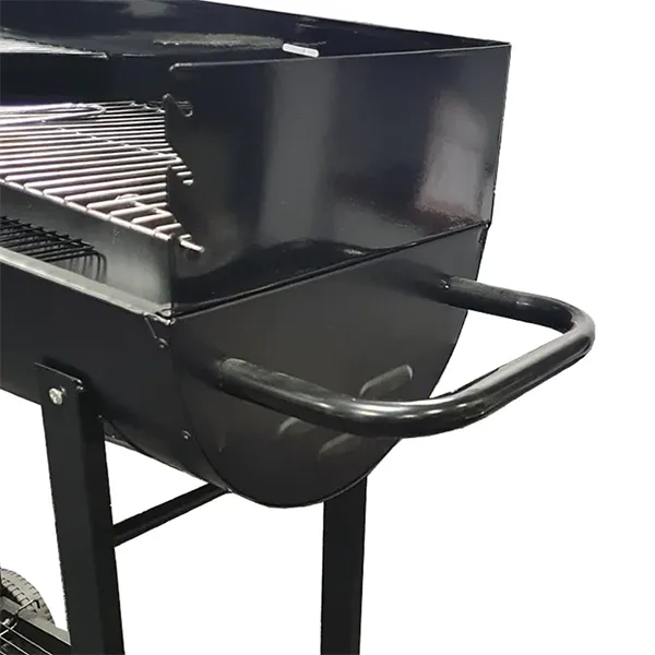 Lifestyle - Half Barrel Charcoal BBQ