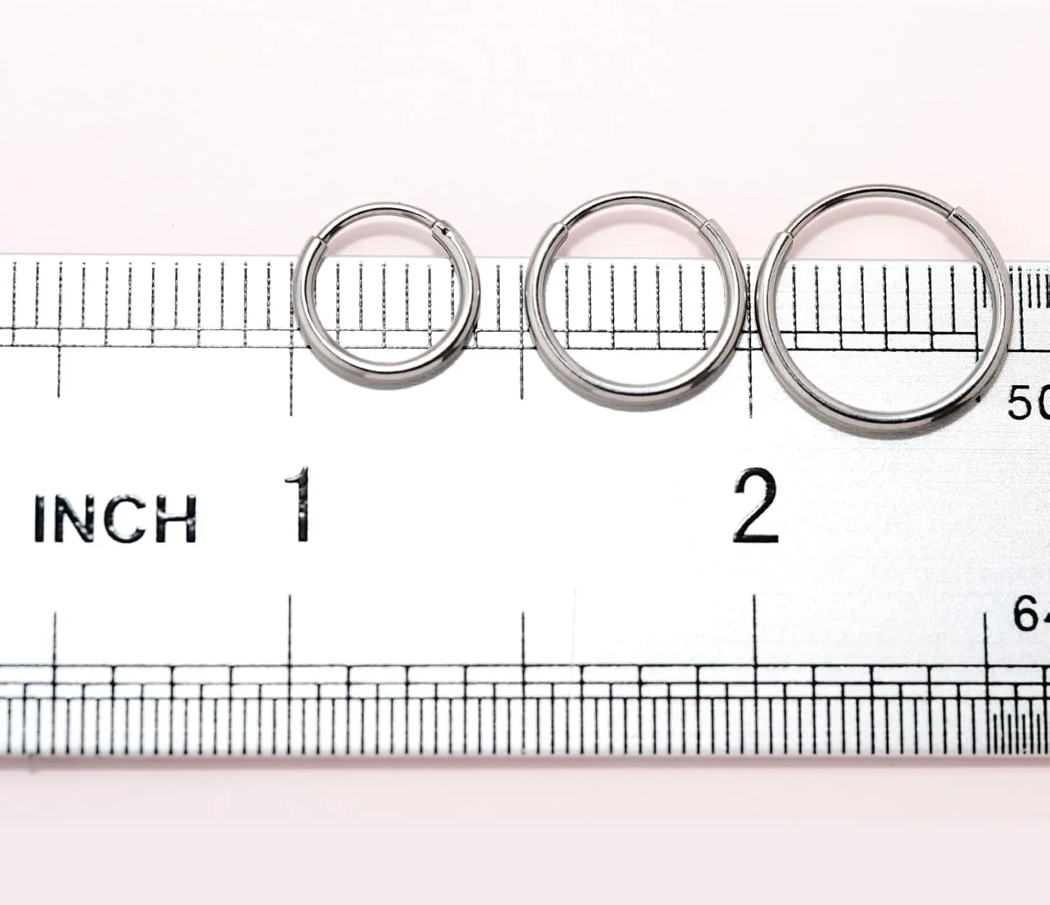 Limerencia G23 Titanium Slim Huggie Hoop Earrings, Hypoallergenic F136 Implant Grade Pure Titanium for Sensitive Ears