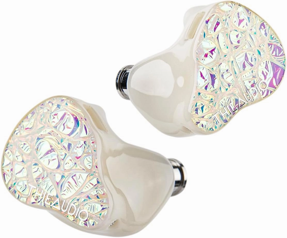 Linsoul THIEAUDIO Hype 4 2DD 4BA in Ear Monitor, HiFi IEM Earphones with Tonal Balance, Latest Sonion Driver, Detachable Silver-Plated OCC Cable for Audiophile Musician Professionals (White)