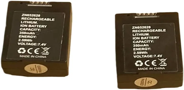 Lipo Battery Replacement Parts Apply in EC135 C187 Remote Control Helicopter Heli Plane Universal (2 Battery)