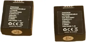 Lipo Battery Replacement Parts Apply in EC135 C187 Remote Control Helicopter Heli Plane Universal (2 Battery)
