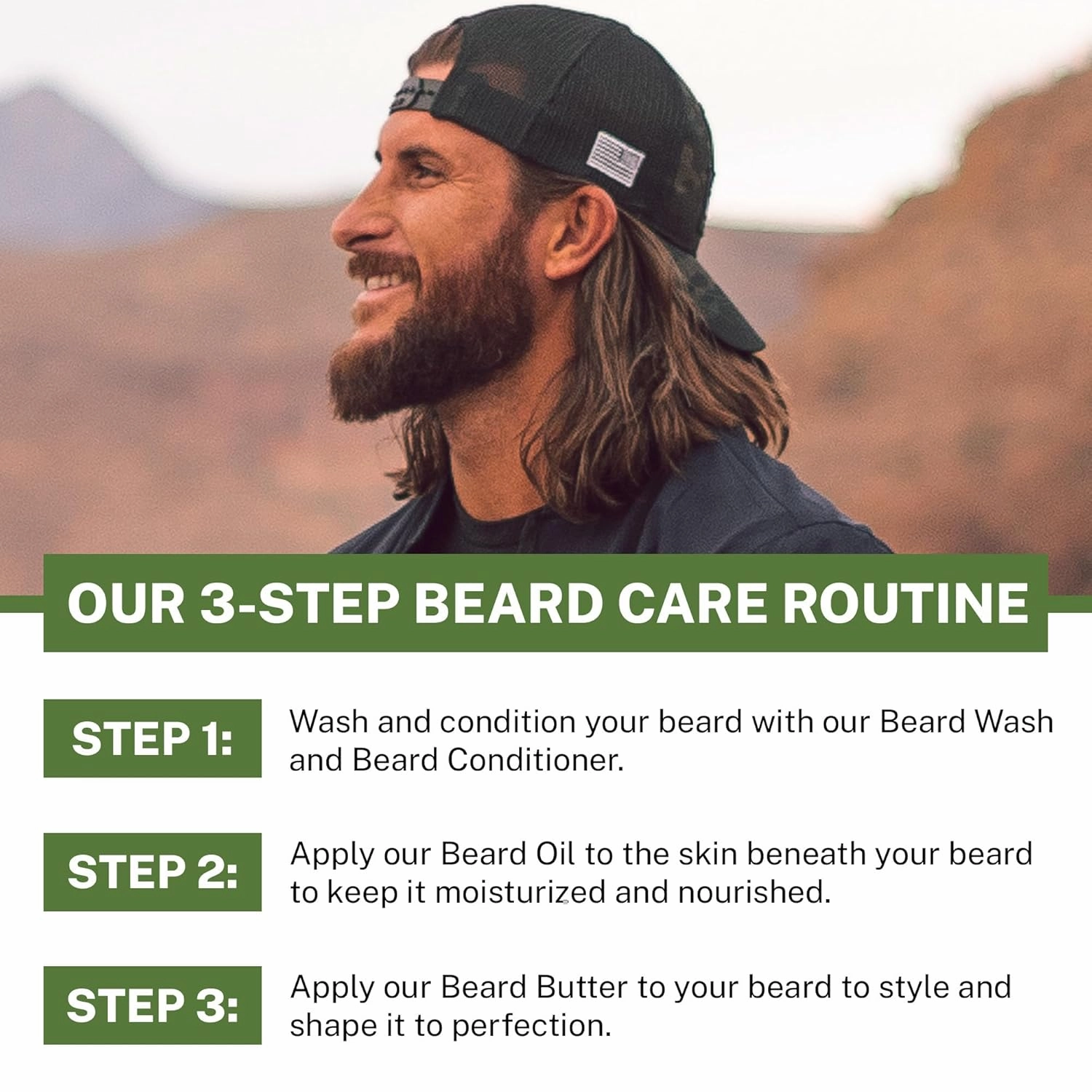 Live Bearded Beard Wash, 8 fl oz - Water-Based Face Cleanser with All-Natural Ingredients for a Gentle, Deep Clean - Made in the USA | Straight Up Unscented - Fragrance-Free