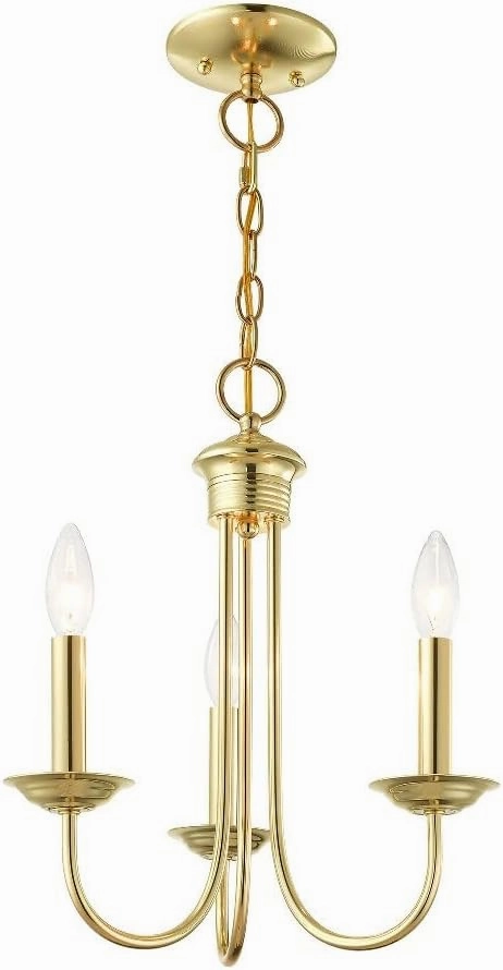 Livex Store 42683-07 3 Light Mini Chandelier, Medium, Bronze