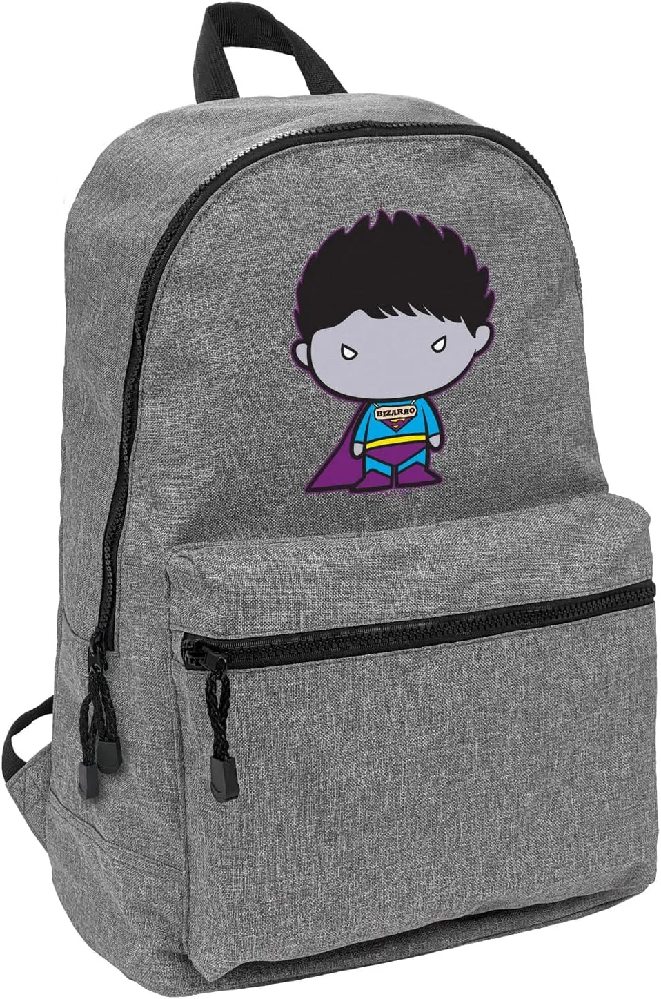 LOGOVISION Superman Bizarro Cute Chibi Character Lightweight Backpack for Work School Daily Use Packable for Travel