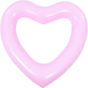 Love Swimming Ring Beach Party Beach Party Supply Heart Shape Swim Ring Pool Floats Inflatable
