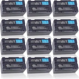 <12 Pack> 7.2V 5240mAh BDC70 Battery for Top-con BDC70 Li-ion Battery for Top-con, Sokkia Total Stations