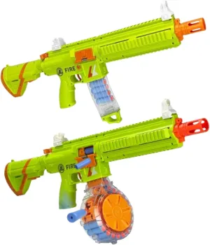 M416 Foam Toy Blasters & Foam Dart Blaster Toy Includes 22-Dart Loading Dart Holder, Auto/Manual Modes Ejecting Action, Christmas Birthday Gift for Boys Teens (Green)