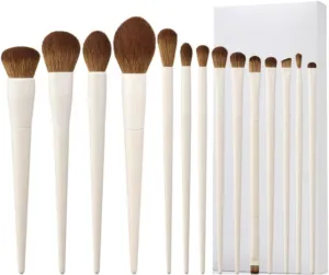 Make Up Brushes Set Makeup Brush Set 14 Pieces Soft Bristle Loose Powder Blush Eye Shadow Makeup Brush Makeup Tools Set
