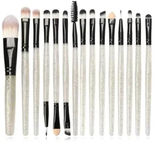 Makeup Brush 15 Units Makeup Brushes Set Eye Shadow Powder Eyeliner Eyelashes Lip Makeup Cosmetic Brush Beauty Tool Kit(05)