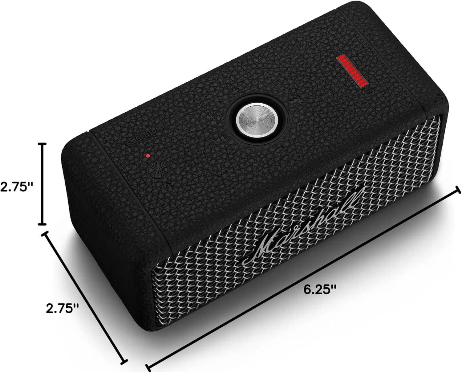 Marshall Emberton II Portable Bluetooth Speaker, Black & Steel