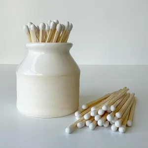 Match Striker - Handmade in North Carolina | Works with ALL MATCHES- 2.25" x 2.5", Candle Accessory Mini pottery, Gift, safety matches (With 100 Matches in plastic bag)