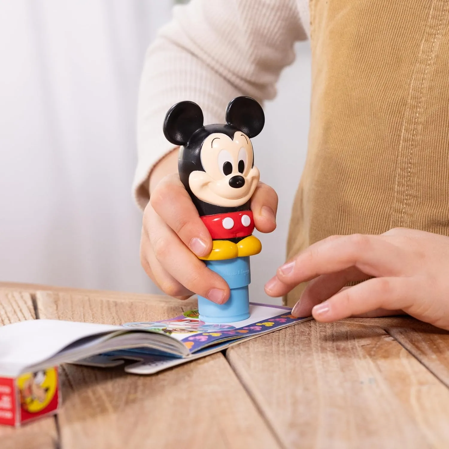 Melissa & Doug Sticker Wow!™ Disney Mickey Mouse Bundle: 24-Page Activity Pad, Stamper, 500 Stickers, Mini Pad, Arts and Crafts Fidget Toy Collectible Character